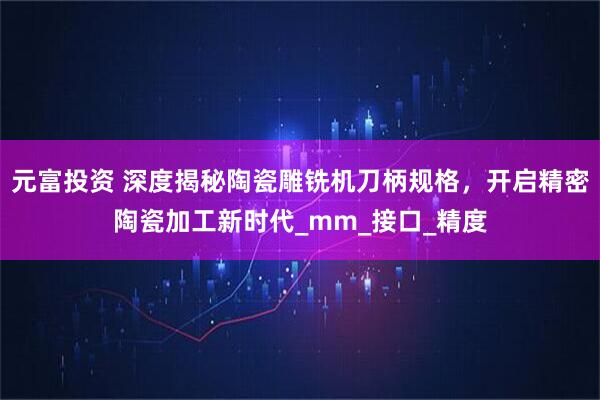 元富投资 深度揭秘陶瓷雕铣机刀柄规格，开启精密陶瓷加工新时代_mm_接口_精度